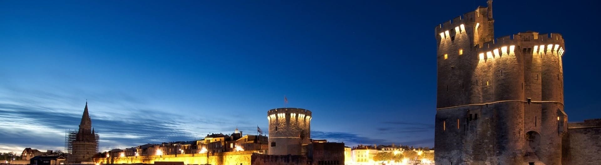 Le port et les tours de la Rochelle