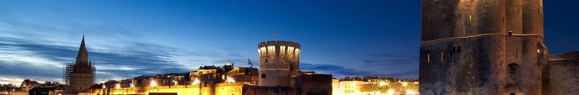 Le port et les tours de la Rochelle